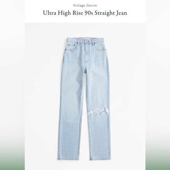 Abercrombie Ultra High Rise 90s Jean - Picture 4 of 4